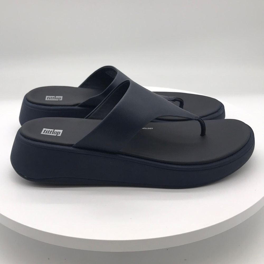 FitFlop womens  Navy Platform  Sandals size 10 US